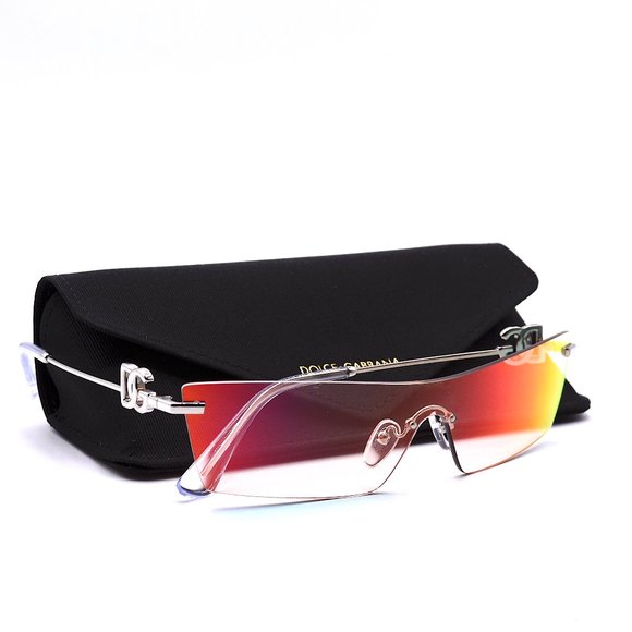 Dolce & Gabbana Other - NEW DOLCE & GABBANA DG2292 IRIDESCENT RIMLESS SHIELD AUTHENTIC SUNGLASSES